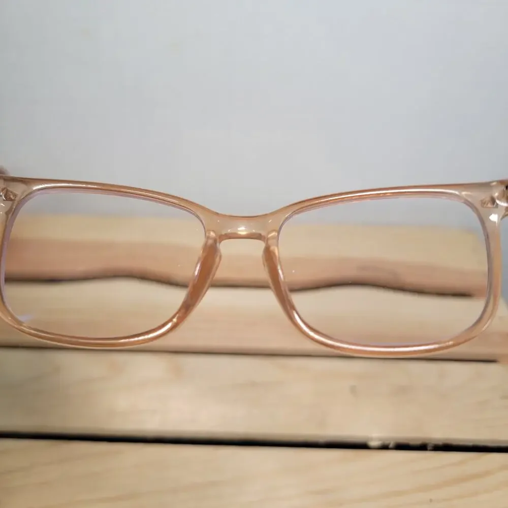 Vein LA Uptown RoseGold Plastic Frame Progressive Glasses 2.5 w/ Hard-shell Case